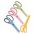 4pcs Left Hand Craft Scissors for Blunt Tips and Grip