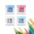4PCS Manual Pencil Sharpener, 2-Hole Handheld with Cover for School & Office，4PCS A