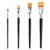 4 Pcs Paint Brush Comb Set, Professional Grainer Art Brushes for Watercolor, Acrylic, Gouache, Oil, Nylon Bristles Painting Brushes for Artists Painting Faces, Greeting Cards, Stones