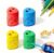4 Pcs Pencil Sharpeners with Lid, 2026 New Dual Hole Sharpener, Colored Handheld Sharpener Suitable for Home Office (Colorful#A)