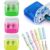 4PCS Pencil Sharpeners with Lid & Pencil Toppers Handheld Dual Hole Manual Sharpeners for Colored Pencils Crayons Classroom Office Back to School Supplies (Style A (4PCS))