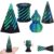 4 Pc Spiral Cone Fidget Toy, Optical Illusion Smooth 3D Printed Fidget Toys