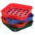 4pcs Plastic Coin Sorting Plates with Color Coded Stackable Design