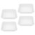 4pcs Plastic Laboratory Tray Set 240x170x65mm for Science