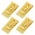4pcs Stainless Steel Money Clip Set Minimalist Cash Holder for Men