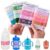 4 Piece Personalized Water Bottle Bands Custom Name Labels for Kids Daycare