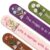 4 Pieces Embroidered Felt Bookmarks, Book Lover Gifts for Women Men