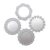 4 Pieces Lace Metal Cutting Die Doily Die Cuts Embossing Template for Paper Photo Album Decor Easter Gifts for
