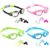 4 Pieces Swim Goggles for Kids Age 4-16 No Leaking Anti Fog Goggles