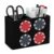 4 Poker Chips Casino Desk Organizer PU Leather Caddy Holder