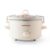 4 Qt Slow Cooker with Locking Lid for 6+ Peoples-White