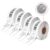 4 Rolls 1-1/8″ x 3-1/2″ Thermal Labels Replacement for DYMO LW 30252 Multipurpose Address Barcode Label Maker Refills for Label Writer 450, 450 Twin Turbo, 4XL Printers