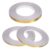 4 Rolls Gold Tile Trim Seam Tape 4 Pet Self Adhesive Waterproof