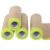 4 Rolls Pre-Taped Painting Paper, 11.8 in x 49.2 ft Tape and Drape Painters Paper, Adhesive Protective Paper Roll for Covering Skirting, Door Frames, Cars