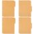 4 Sets Insertable Binder Dividers A5 Paper Tab for Office Notebook