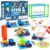 4 Set STEM Science Kits for Kids Age 8-12, 7-in-1 Science Experiments Crafts Projects Electric Motor Building Kit 8-10 9-12, STEM Toys for 8 9 10 11 13 Year Old Boys Girls Classroom Activity Gift