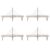 4 Set Wooden Bridge Building Kit DIY Educational Puzzle Model Craft Toy for Hands On Learning