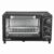 4 Slice Countertop Toaster Oven with 3 Settings, Includes Baking Rack and Pan, Black, New