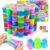 4 Textures – 80 Pack Slime Kit for Girls Boys, with Galaxy, Butter, Cloud, Clear Slime, Bulk DIY Putty Toys for Kids Party Favors, Sensory Stress Relief Birthday Gifts for Ages 4-8 8-12, Non-Stick