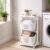 4 Tier Laundry Basket Organizer, Vertical 4 Tier Laundry Hamper Sorter (A)