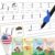 4 Trace Trek Workbooks – Magic Grooved Writing Practice, English, Small
