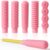 5-Pack Chewable Pencil Toppers for Sensory Kids,Silicone Pencil Top Covers for Autism, ADHD,SPD or Special Oral Motor Needs,Chewing Stim Tools Fidget Aid Focus for Student,Boys and Girls,Pink