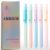 5-Pack Gradient Gel Pens, 0.7mm Black Ink Fine Point Smooth Writing Pens, Smooth Writing Retractable Pens with Soft Pastel Design, Perfect for Journaling, Note-Taking, Office, and School Supplies