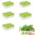 5-Pack Reusable Silicone Seed Starter Tray, 60 Flexible Cells(5PCS Green)