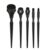 5-Piece Blending Brush Set, Graphite Blending Brushes With Handle