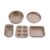 5-Piece Carbon Steel Bakeware Set, Nonstick Coating for Home