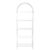 5-Tier Arched Clear Acrylic Bookshelf 11.81×23.62×65.35in Display Shelf