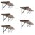 5-Tier Floating Shelves Rustic Bookcase Long Shelves