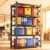 5-Tier Metal File Organizer Rack, Heavy Duty Office File Shelf with Adjustable Shelves, Anti-Tilt Design Document Storage Rack for Letter/Legal/A4 Files, Home Office Desktop Filing Cabinet Rack, Black