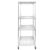 5-Tier Steel Storage Rack, Supports 250KG per Layer, 70.87×59.76×23.98in