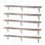 5-Tier Wall Mounted Bookshelf Long Floating Shelf