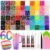 50000Pcs 60 Colors Bedazzling Kit with Rhinestones 3mm Bedazzling Gems