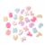 500G/155Pcs Large Letter Beads Pink Big Chunky Letter Bead A-Z Acrylic Alphabet Bubble Beads for Paracord Bead Bag Charm Keychains Crafts Education Leaning(Pink)