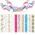 500 Paper Chain Strips, Peel-and-Stick, Double-Sided, Birthday