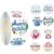 500Pcs Birthday Stickers Rolls 1in Waterproof Happy Birthday Sticker Roll 8 Design Self-Adhesive Stickers for Invitations Cards Gifts Scrapbook Journal Envelope Decorations