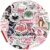 500 PCS Bookish Stickers for Kindle, Reading Holographic Stickers (A)