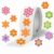 500Pcs Cute 1 Inch Round Spring Floral Vinyl Stickers Roll, Colorful Daisy Flower Waterproof Decals for Water Bottle Laptop Journal Scrapbooking Envelope Sealing Kids DIY Craft Gift Packaging Decor