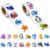 500 Pcs Cute Sea Animal Stickers Roll, 2 Rolls 16 Ocean Animal Designs Self Adhesive Labels for Goodie Bags Party Favors, Classroom Rewards, Scrapbooking, Teacher Supplies, Birthday Decorations