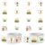 500pcs Girl Scout Stickers Rolls Self Adhesive Seals, Cookie Cute Cartoon Aesthetic 1.5 Inch Labels with 8 Patterns Decal for Scrapbooking Cards Envelopes Water Bottles，for Birthday Party Supply Decor