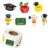 500Pcs Graduation Cap Stickers Roll 1.5in Cartoon Grad Hat Paper Decal 8 Design Cute Envelope Seal Stickers for Teacher Classroom Reward College High School Graduate Congrats Grads Gift Tags Supplies