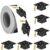 500Pcs Graduation Cap Stickers Roll 1in Holographic Grad Hat Paper Decal Grad Cap Black Gold Sparkly Envelope Seal Stickers for College High School Graduate Congrats Grads Gift Tags Supplies