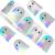 500Pcs Halloween Ghost Stickers Roll Holographic Holiday Waterproof Decals