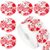 500Pcs Halloween Stickers Roll 1.2in Laser Bloody Hand Pattern Waterproof Decals Self-Adhesive Stickers Halloween Party Envelope Scrapbook Decorations