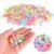 500PCS Large Alphabet Letter Beads, A to Z Mixed Plastic Shape Loose Beads
