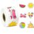 500 Pcs Summer Stickers Roll 1in Sandy Beach Theme Self Adhesive Waterproof Cartoon Sticker Tags for Water Skateboard Laptop Bike Phone Case Suitcase Scrapbook Journal Envelope DIY Craft Decals