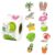 500 Pcs Summer Stickers Roll 1in Sandy Beach Theme Self Adhesive Waterproof Cartoon Sticker for Water Skateboard Laptop Bike Phone Case Suitcase Scrapbook Journal Envelope DIY Craft Decals